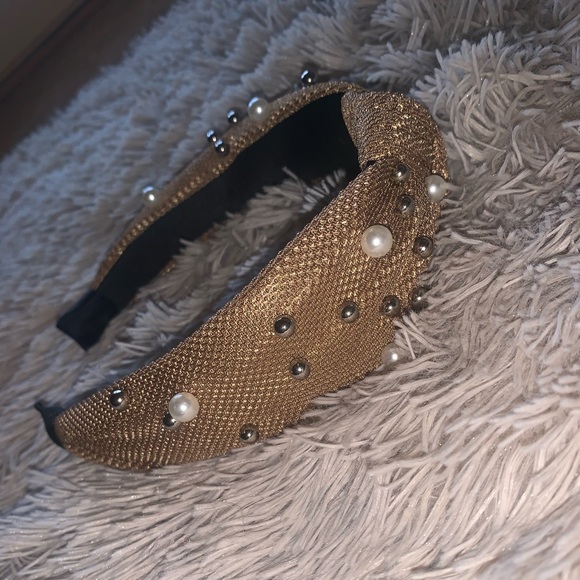 New light brown pearls headband - Picture 5 of 6